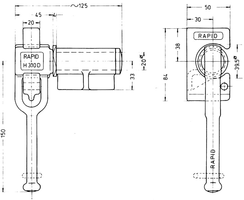 Pendelverschluss Rapid H310D