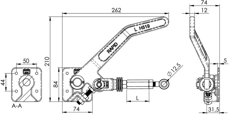 Übertotpunktspanner Rapid H519