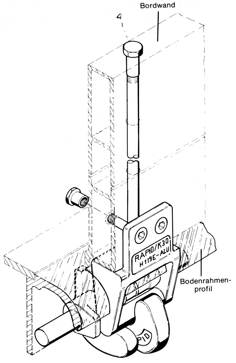 Scharnier Rapid H119E Alu-K30/13