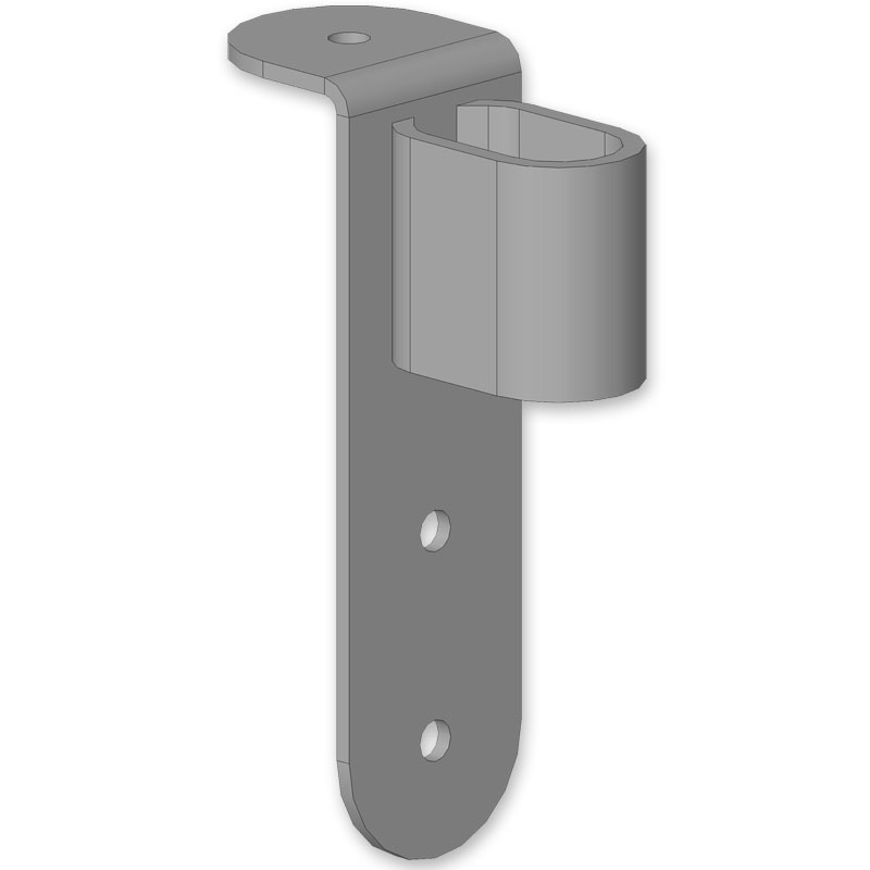 Gegenhalter H400 zum Annieten - abgewinkelt